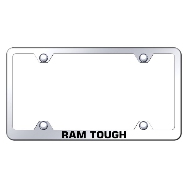 Autogold® - Wide Body License Plate Frame with Laser Etched Tough Ram Logo