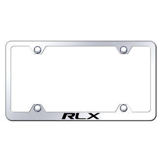 Autogold® - Wide Body Chrome License Plate Frame with Laser Etched RLX Logo