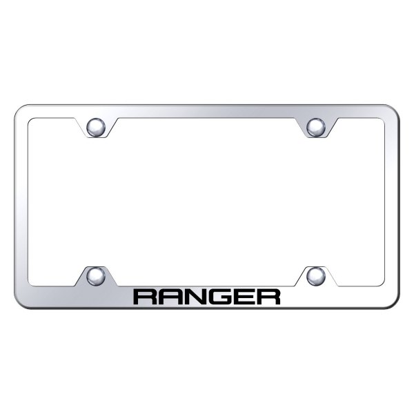 Autogold® - Wide Body License Plate Frame with Laser Etched Ranger Logo