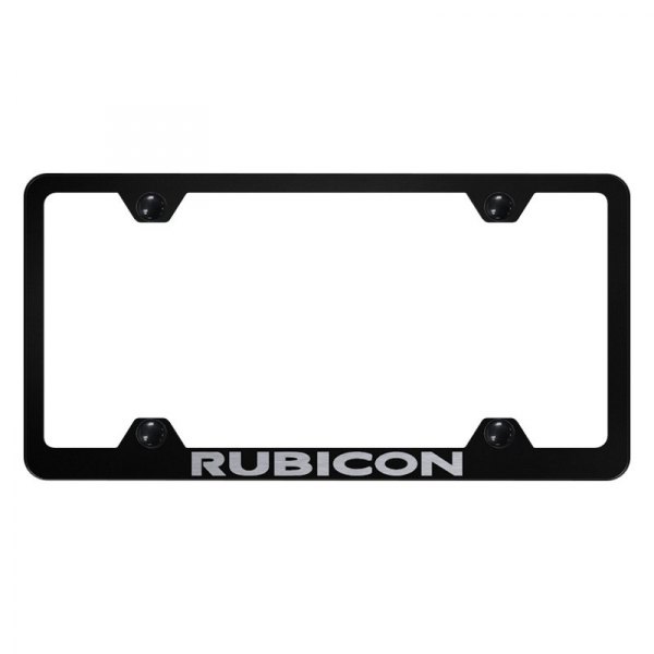 Autogold® - Wide Body License Plate Frame with Laser Etched Rubicon Logo