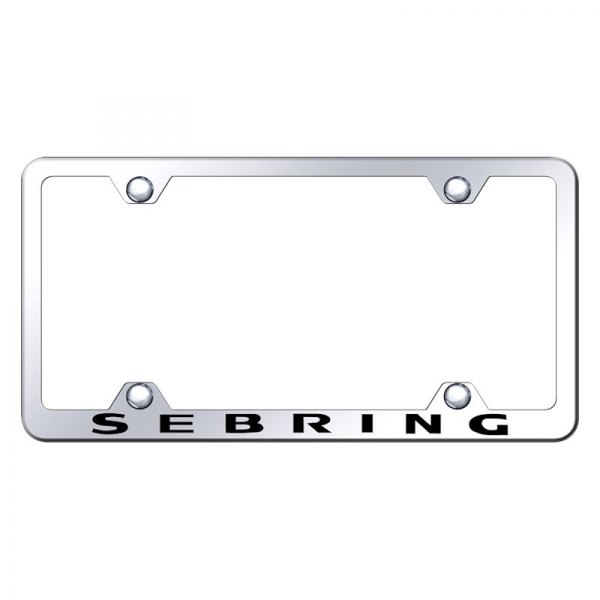 Autogold® - Wide Body License Plate Frame with Laser Etched Sebring Logo