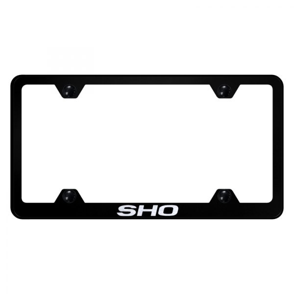 Autogold® - Wide Body License Plate Frame with Laser Etched SHO Logo