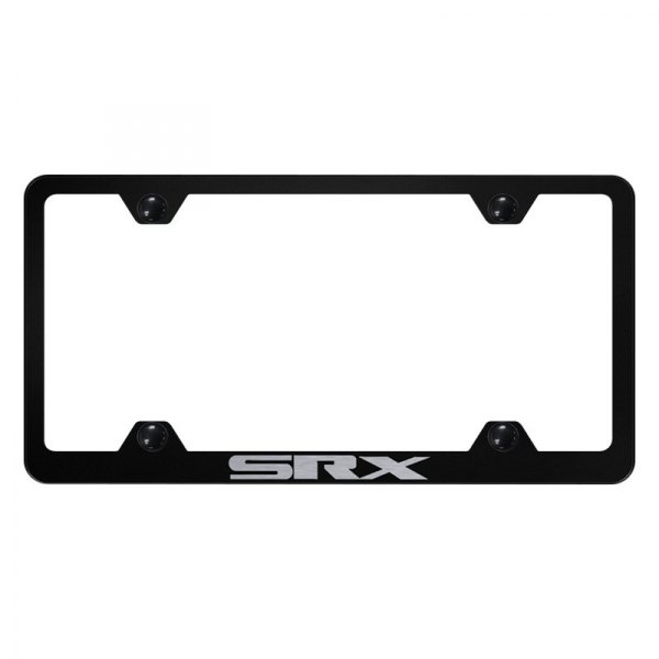 Autogold® - Wide Body License Plate Frame with Laser Etched SRX Logo