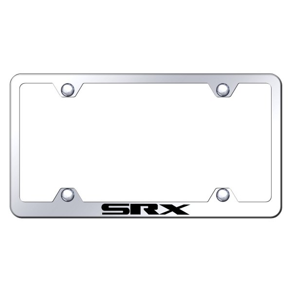 Autogold® - Wide Body License Plate Frame with Laser Etched SRX Logo