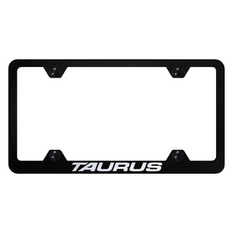 Autogold® - Wide Body License Plate Frame with Laser Etched Taurus Logo
