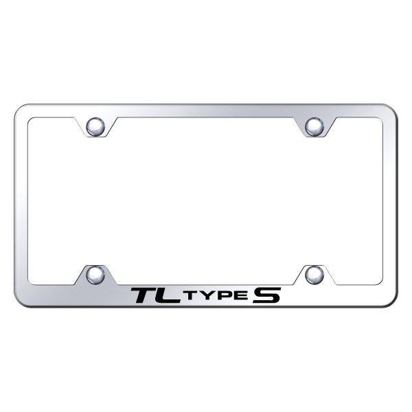 Autogold® - Wide Body License Plate Frame with Laser Etched TL Type S Logo