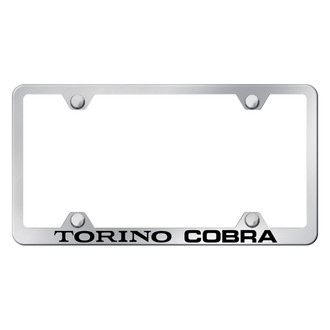 Autogold® - Wide Body License Plate Frame with Laser Etched Torino Cobra Logo