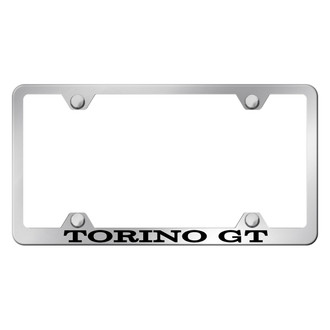 Autogold® - Wide Body License Plate Frame with Laser Etched Torino GT Logo