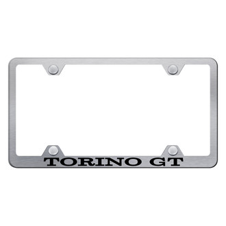 Autogold® - Wide Body License Plate Frame with Laser Etched Torino GT Logo