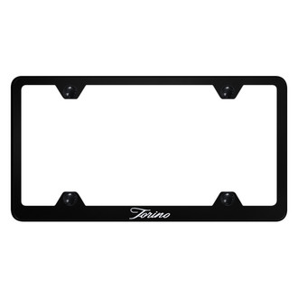 Autogold® - Wide Body License Plate Frame with Script Torino Logo