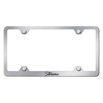 Autogold® - Wide Body License Plate Frame with Script Torino Logo