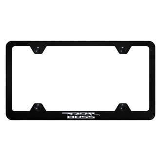 Autogold® - Wide Body License Plate Frame with Laser Etched Trail Boss Logo
