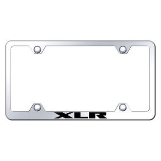 Autogold® - Wide Body Chrome License Plate Frame with Laser Etched XLR Logo