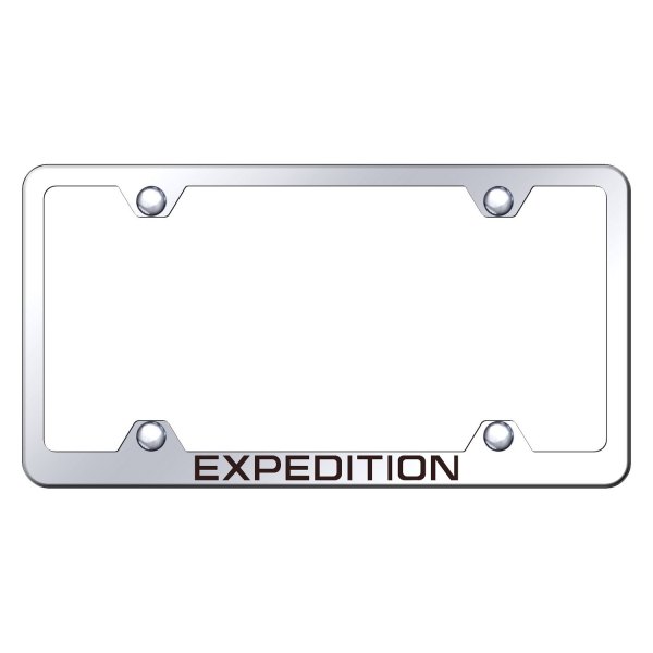 Autogold® - Wide Body License Plate Frame with Laser Etched Expedition Logo