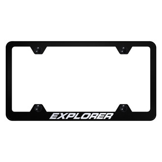 Autogold® - Wide Body License Plate Frame with Laser Etched Explorer Logo