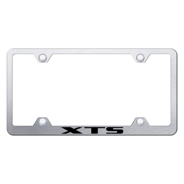 Autogold® - Wide Body License Plate Frame with Laser Etched XTS Logo