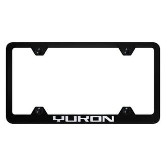 Autogold® - Wide Body License Plate Frame with Laser Etched Yukon Logo