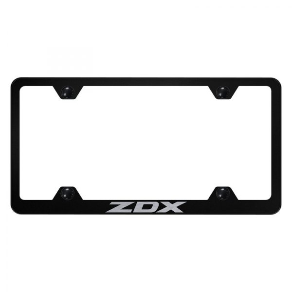 Autogold® - Wide Body License Plate Frame with Laser Etched ZDX Logo