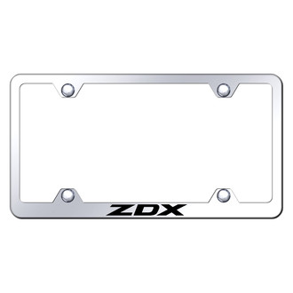 Autogold® - Wide Body Chrome License Plate Frame with Laser Etched ZDX Logo