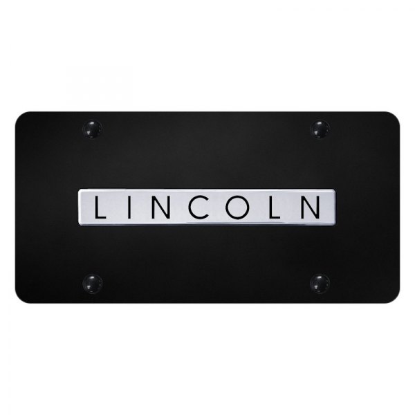 Autogold® - License Plate with 3D Lincoln Logo