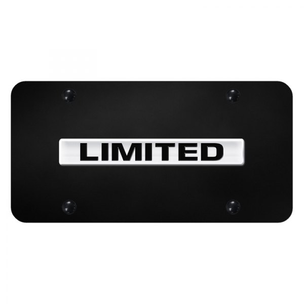 Autogold® - License Plate with 3D Limited Logo
