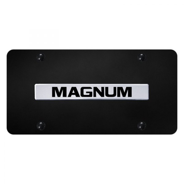 Autogold® - License Plate with 3D Magnum Logo