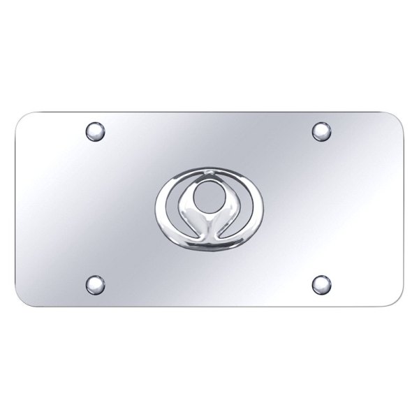 Autogold® - License Plate with 3D Mazda Old Emblem