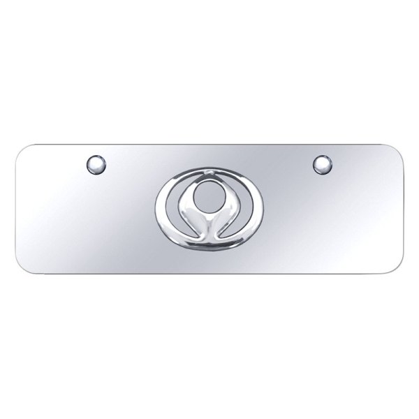Autogold® - Mini Size License Plate with 3D Mazda Old Emblem