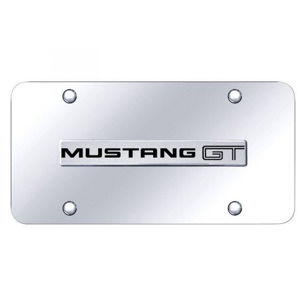 Autogold® - License Plate with 3D Mustang GT Logo