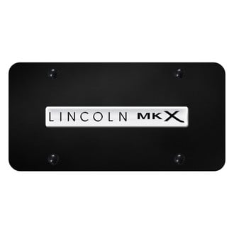 Autogold® - License Plate with 3D Chrome MKX Logo