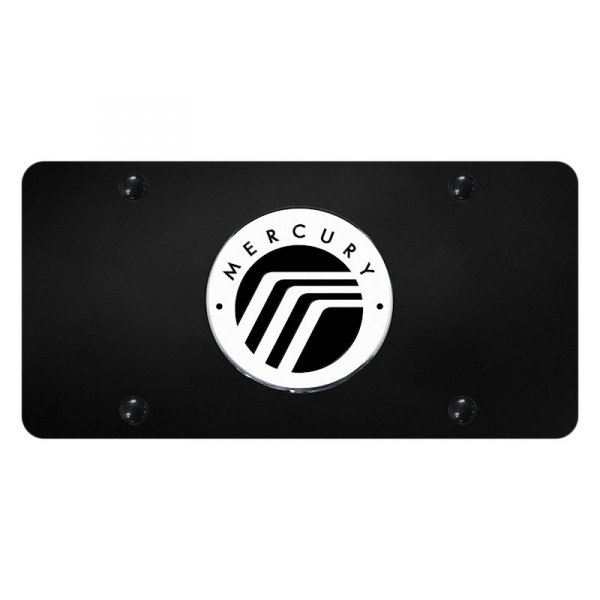 Autogold® - License Plate with 3D Mercury Emblem