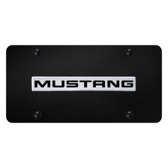 Autogold® - License Plate with 3D Mustang Logo