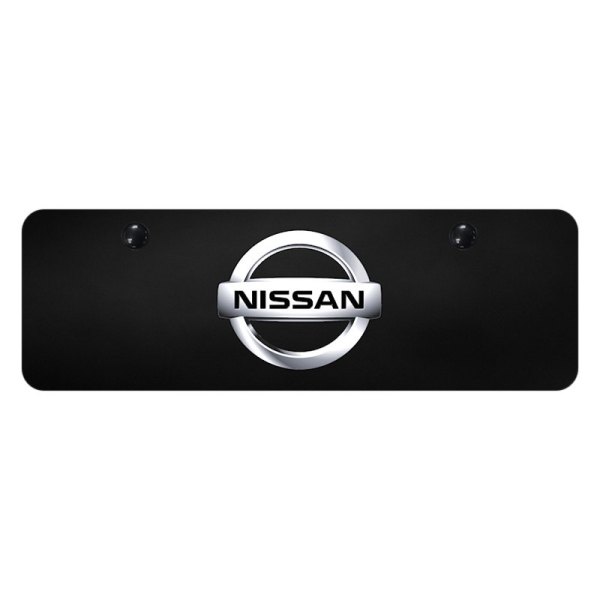 Autogold® - Mini Size License Plate with 3D Nissan New Emblem