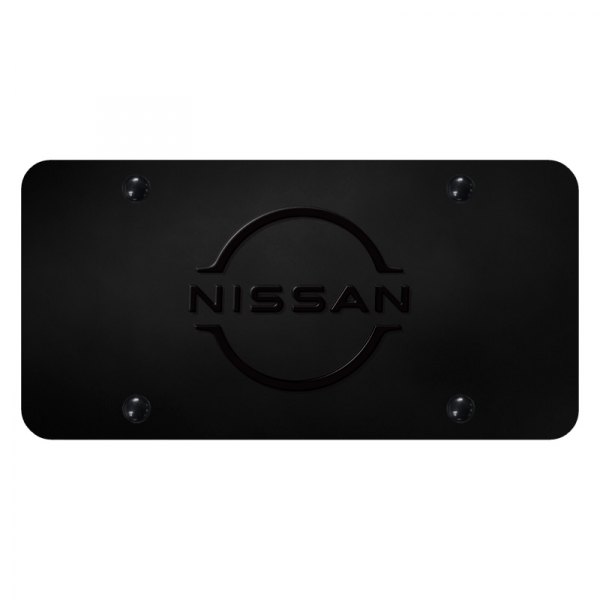 Autogold® - License Plate with 3D Nissan Logo