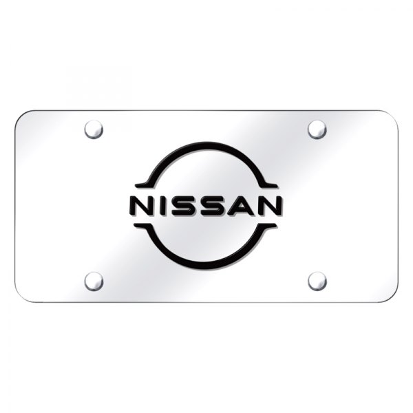 Autogold® - License Plate with 3D Nissan Logo