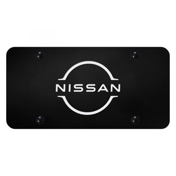 Autogold® - License Plate with 3D Nissan Logo