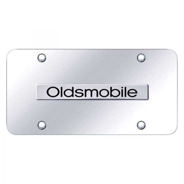 Autogold® - License Plate with 3D Oldsmobile Logo