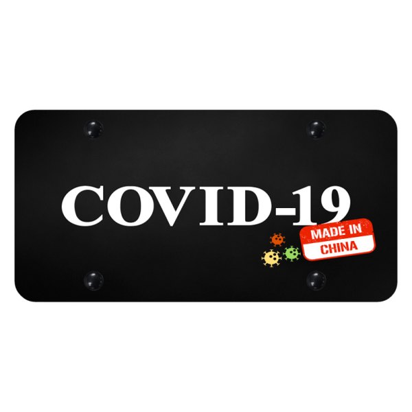 Autogold® - UV Printed License Plate with COVID-19 Made in China Logo