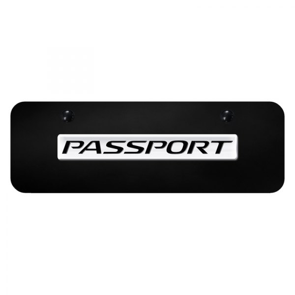Autogold® - Mini Size License Plate with 3D Passport Logo