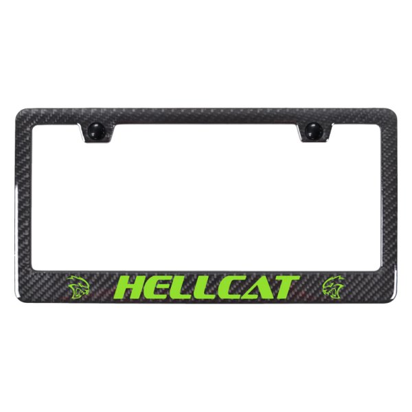 Autogold® - UV Printed License Plate Frame with Hellcat Logo