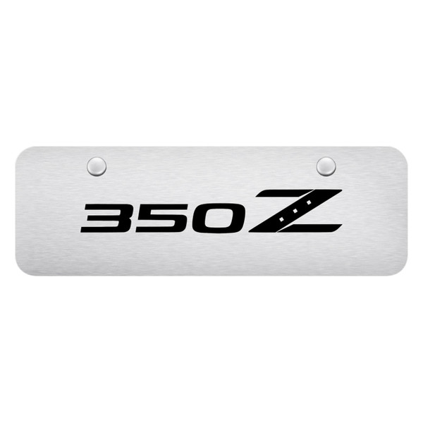 Autogold® - License Plate with Laser Etched 350Z Logo