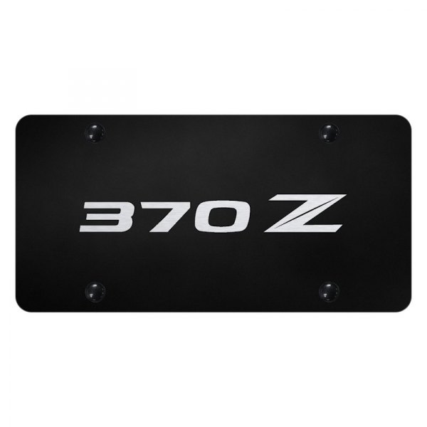 Autogold® - License Plate with Laser Etched 370Z New Logo