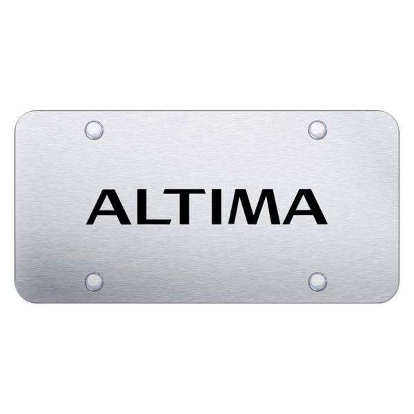 Autogold® - License Plate with Laser Etched Altima Logo