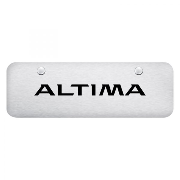 Autogold® - Mini Size License Plate with Laser Etched Altima Logo