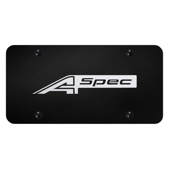 Autogold® - License Plate with Laser Etched A Spec Logo