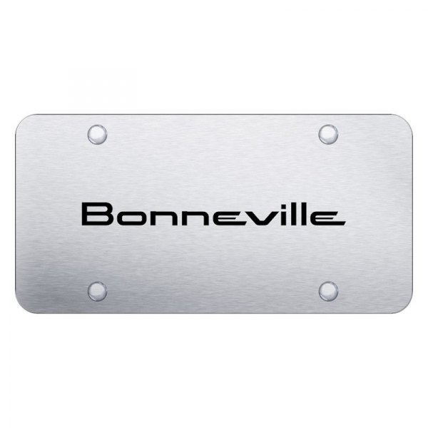 Autogold® - License Plate with Laser Etched Bonneville Logo
