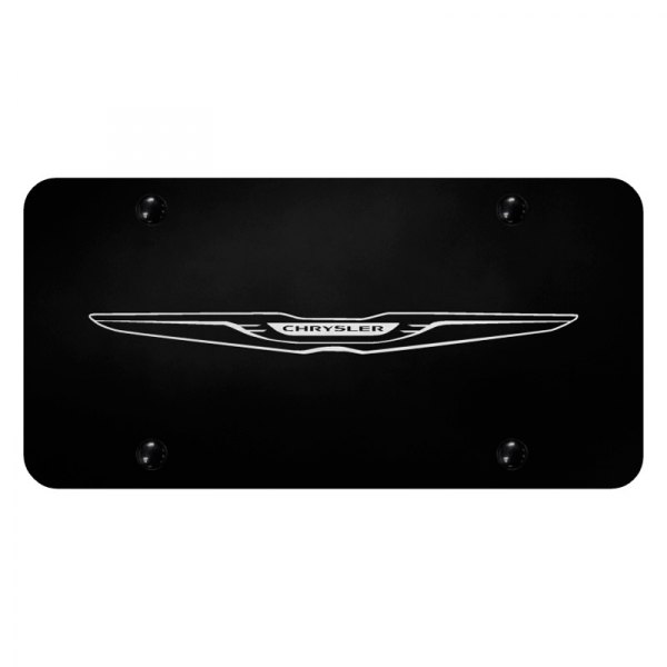 Autogold® - License Plate with Laser Etched Chrysler Logo