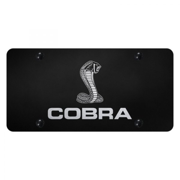 Autogold® - License Plate with Laser Etched Cobra Logo