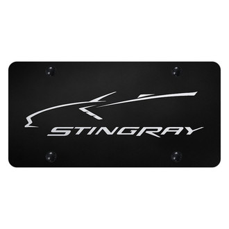 Autogold® - License Plate with Laser Etched Corvette C7 Stingray Logo