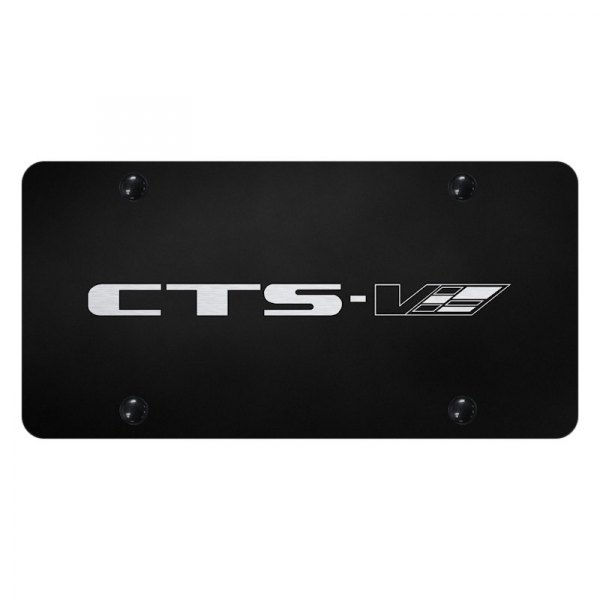 Autogold® - License Plate with Laser Etched CTS-V Logo